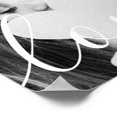 スクリプモダント白黒写真 ポスター (角)