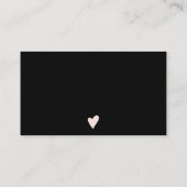 スクリプモダント白黒順感謝してい序 名刺 (裏面)