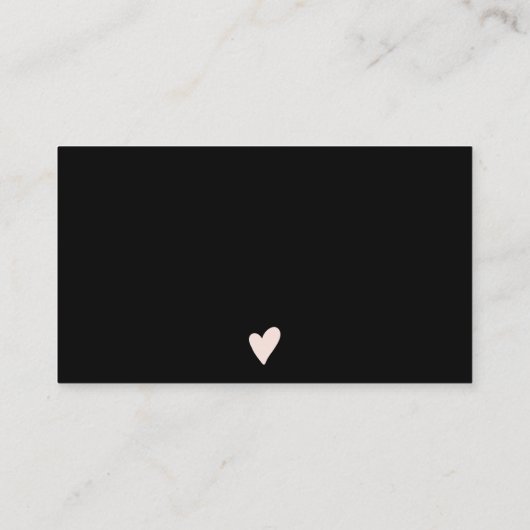 スクリプモダント白黒順感謝してい序 名刺 (裏面)