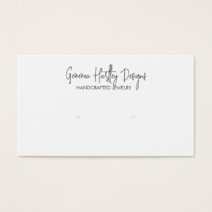 スクリプモダント白黒Jewleryディスプレイカード