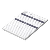 スクリプモダント石板グレーパーソナライズされたレシピ ノートパッド (回転)