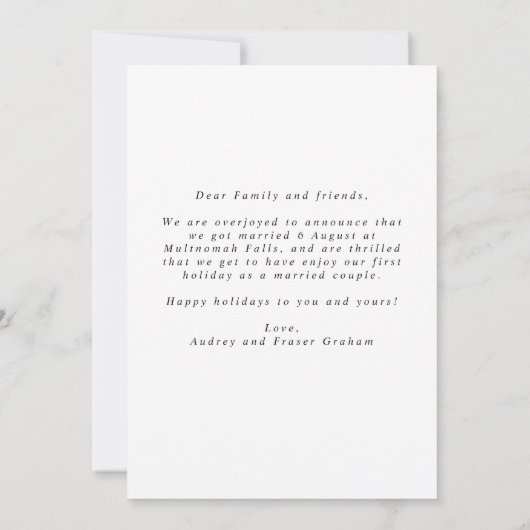 スクリプモダント結婚したとメリー休日の写真 (裏面)