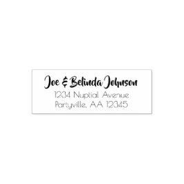 スクリプモダント結婚のアドレス セルフインキングスタンプ