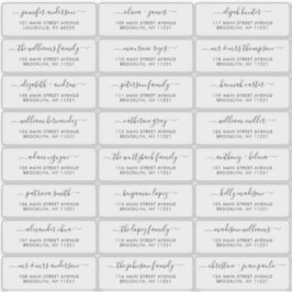 スクリプモダント結婚のゲスト住所 シール