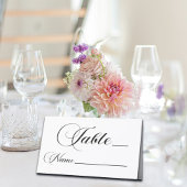 スクリプモダント結婚のテーブル番号 プレイスカード