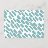 スクリプモダント結婚のブルーゲスト詳細写真 エンクロージャーカード (裏面)