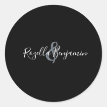 スクリプモダント結婚のミニマルクラシックラウンドスティック