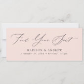 スクリプモダント結婚の座席ヘッダーカードの検索 招待状 (正面)