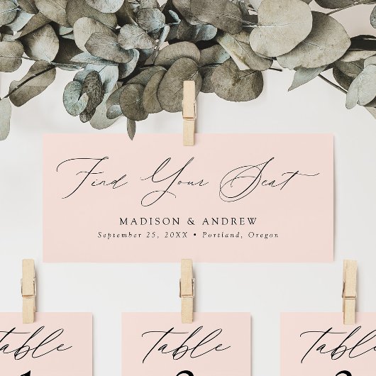 スクリプモダント結婚の座席ヘッダーカードの検索 招待状