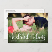 スクリプモダント結婚の延期の写真 ポストカード (正面/裏面)