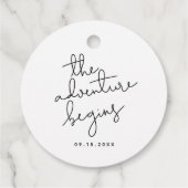 スクリプモダント結婚の白黒 フェイバータグ (裏面)