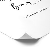 スクリプモダント結婚の花びらバー ポスター (角)