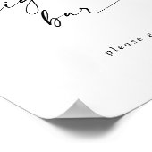 スクリプモダント結婚の葉巻バー ポスター (角)