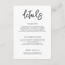 スクリプモダント結婚の詳細 エンクロージャーカード