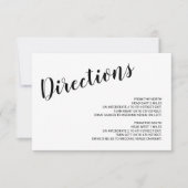 スクリプモダント結婚の詳細 招待状 (正面)