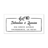 スクリプモダント結婚の セルフインキングスタンプ (デザイン)