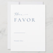 スクリプモダント結婚式の引き出物記号 |青 (正面)