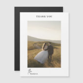 スクリプモダント結婚・サンキュー・マグネット (正面/裏面)