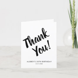 スクリプモダント誕生日サンキューカード サンキューカード