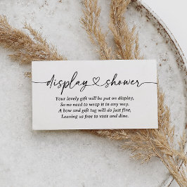 スクリプモダント赤ちゃんシャワー表示シャワー エンクロージャーカード