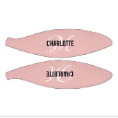 スクリプモダント赤面ピンクモノグラム名バスケットボール ミニバスケットボール (パネル)