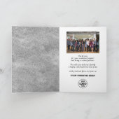 スクリプモダント銀グリッターカスタム写真事業 シーズンカード (内部)