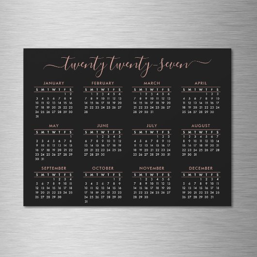 スクリプモダント黒バラ金ゴールド2025カレンダー