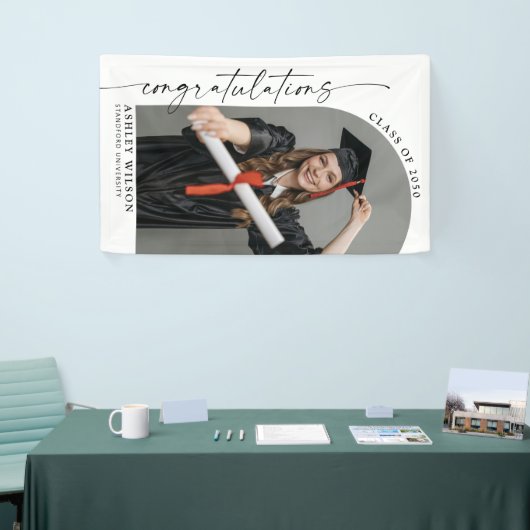 スクリプモダント1写真の垂直方向の卒業 横断幕 (トレードショー)