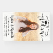 スクリプモダント1写真の垂直方向の卒業 横断幕 (横)