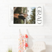 スクリプモダント1写真の垂直方向の卒業 横断幕 (インサイチュ)