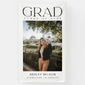 スクリプモダント1写真の垂直方向の卒業 横断幕 (縦)