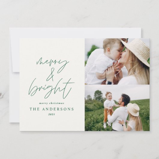 スクリプモダント1枚の写真メリーと明るいクリスマス (正面)