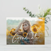 スクリプモダント2写真の卒業 案内状 (スタンド正面)