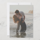 スクリプモダント2写真エロペメント結婚披露宴 招待状 (正面)