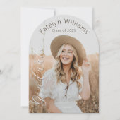 スクリプモダント2写真卒業のお知らせ 招待状 (正面)