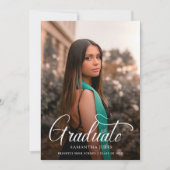 スクリプモダント2写真卒業パーティー 招待状 (正面)