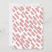 スクリプモダント2枚のフォト結婚式招待状 招待状 (裏面)