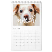 スクリプモダント2026家族の写真 カレンダー (3月 2026)