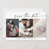 スクリプモダント3写真テンプレート日付の保存 セーブザデート (正面)