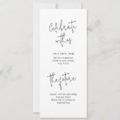 スクリプモダント3写真卒業のお知らせ 招待状 (裏面)