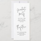 スクリプモダント3写真卒業のお知らせ 招待状 (裏面)