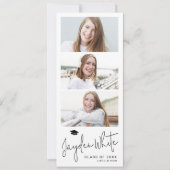 スクリプモダント3写真卒業のお知らせ 招待状 (正面)