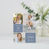 スクリプモダント3 PHOTO卒業パーティー招待状 ポストカード (スタンド正面)