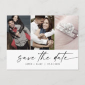 スクリプモダント3 Photo日付の保存 インビテーションポストカード (正面)