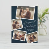 スクリプモダント4フォトコラージュ最も幸せ シーズンカード (スタンド正面)