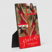 スクリプモダント4フォトレッド卒業記念 フォトプラーク (側面)