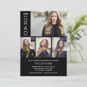 スクリプモダント4写真の卒業 招待状 (スタンド正面)