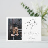 スクリプモダント4写真卒業サンキューカード サンキューカード (スタンド正面)