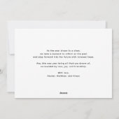 スクリプモダント8フォトコラージメリークリスマス シーズンカード (裏面)