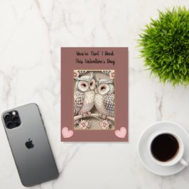 スクリプモダント「あなたは「フクロウ」が必要 箔グリーティングカード